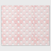 Slaapende mooie kat cadeaupapier (Vlak)