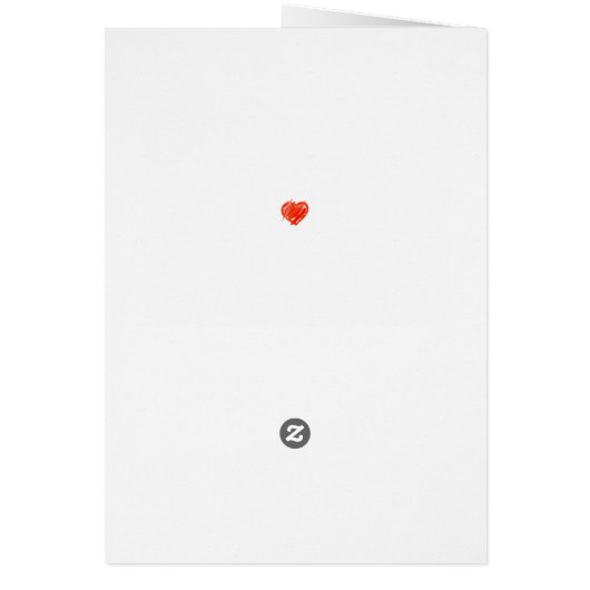 Slaapende Moon Winter Card (Achterkant)