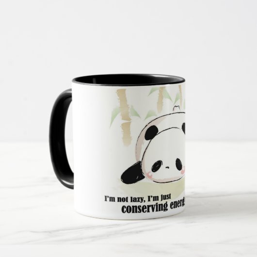 Slaapende Panda-Mok Mok (Voorkant links)