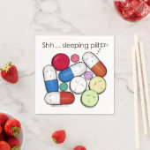 Slaapende pillen-medicatie servet (Insitu)