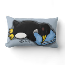 Slaapende pinguïn Pillow