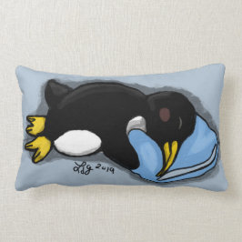 Slaapende pinguïn Pillow Kussen