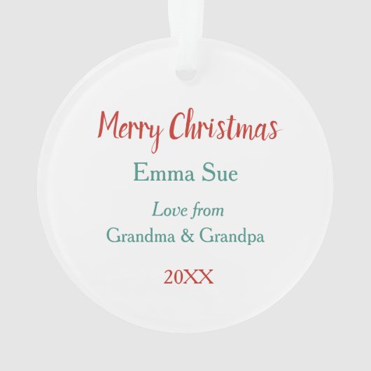 Slaapende pinguïn Wreater Kerstmis Ornament (achterkant)