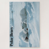 Slaapende poolse Beren Jigzaag Puzzle Legpuzzel (Verticaal)