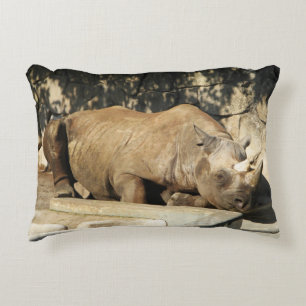 Slaapende Rhino Accent Kussen