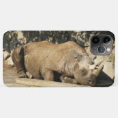 Slaapende Rhino Case-Mate iPhone Case (Achterkant (horizontaal))