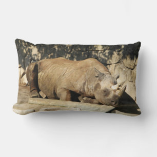 Slaapende Rhino Kussen