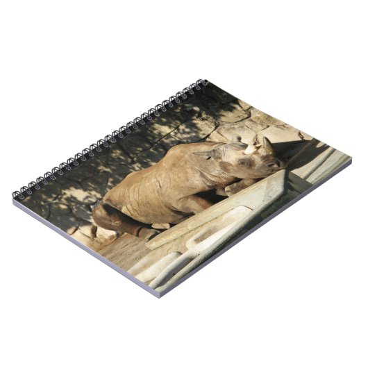 Slaapende Rhino Notitieboek (Linkerzijde)