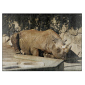 Slaapende Rhino Snijplank (Voorkant)