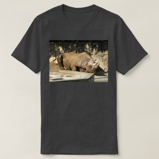 Slaapende Rhino T-shirt (Design voorkant)
