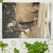 Slaapende Rhino Theedoek (Gevouwen)