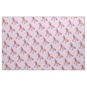 Slaapende roze Unicorn Stof (Yard (91,4 cm))
