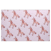 Slaapende roze Unicorn Stof (Fat Quarter)