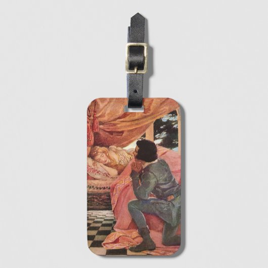 Slaapende Schoonheid door Jessie Willcox Smith Bagagelabel (Voorkant (verticaal))