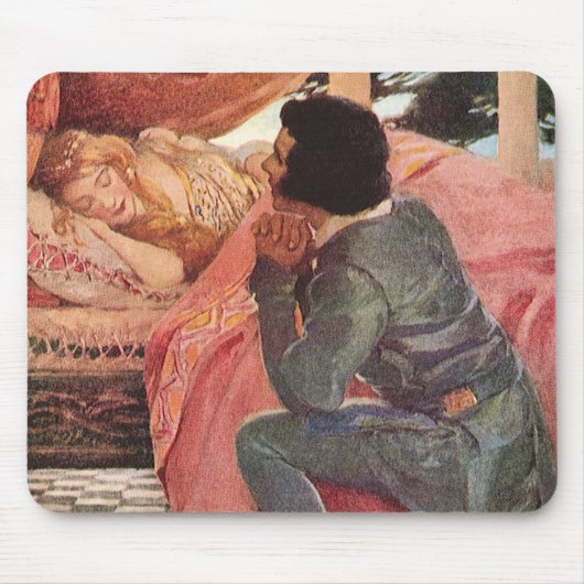 Slaapende Schoonheid door Jessie Willcox Smith Muismat (Voorkant)