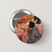 Slaapende Schoonheid door Jessie Willcox Smith Ronde Button 5,7 Cm (Voorkant /achterkant)