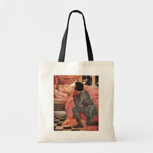 Slaapende Schoonheid door Jessie Willcox Smith Tote Bag (Voorkant)
