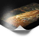 Slaapende schoonheid en Harp Foto Afdruk (Hoek)