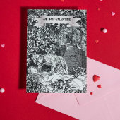 Slaapende schoonheid Fairy Tale Art Valentijnsdag Kaart