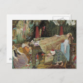 Slaapende schoonheid in het paviljoen briefkaart (Voorkant / Achterkant)