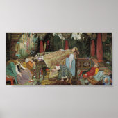 Slaapende schoonheid in het paviljoen poster (Voorkant)