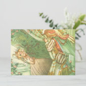 Slaapende Schoonheid Prinses, Oud Sprookje Kaart (Staand voorkant)