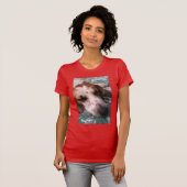 Slaapende schoonheidshond T-shirt (Voorkant volledig)