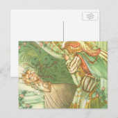 Slaapende schoonheidsprinses,  feillade briefkaart (Voorkant / Achterkant)