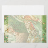 Slaapende schoonheidsprinses, feillade briefpapier (Voorkant / Achterkant)