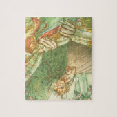 Slaapende schoonheidsprinses, feillade legpuzzel (Verticaal)