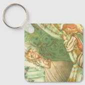 Slaapende schoonheidsprinses, feillade sleutelhanger (Voorkant)