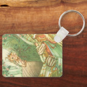 Slaapende schoonheidsprinses,  feillade sleutelhanger (Voorkant)