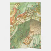 Slaapende schoonheidsprinses,  feillade theedoek (Verticaal)