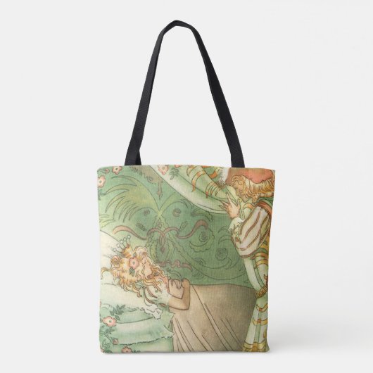 Slaapende schoonheidsprinses,  feillade tote bag (Achterkant)
