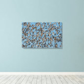 Slaapende winterdeenden in de vlucht canvas afdruk (Insitu (Houten vloer))