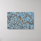 Slaapende winterdeenden in de vlucht canvas afdruk (Voorkant)