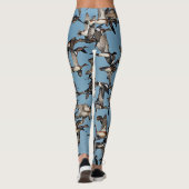 Slaapende winterdeenden in de vlucht leggings (Achterkant)