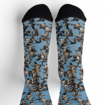 Slaapende winterdeenden in de vlucht