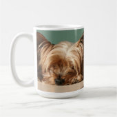 Slaapende Yorkie Dog Mok (Links)