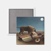 Slaapende zigeuner van Rousseau Magneet (Voorkant / Achterkant)
