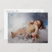 Slaapengel Briefkaart (Voorkant / Achterkant)