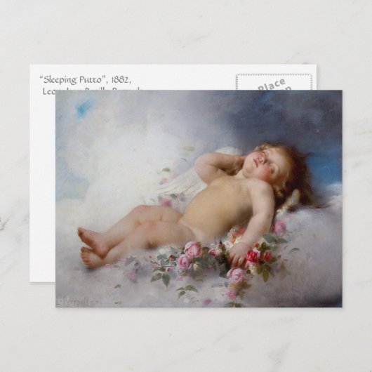 Slaapengel Briefkaart (Voorkant / Achterkant)