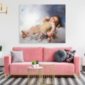 Slaapengel Canvas Afdruk (Insitu (Woonkamer))