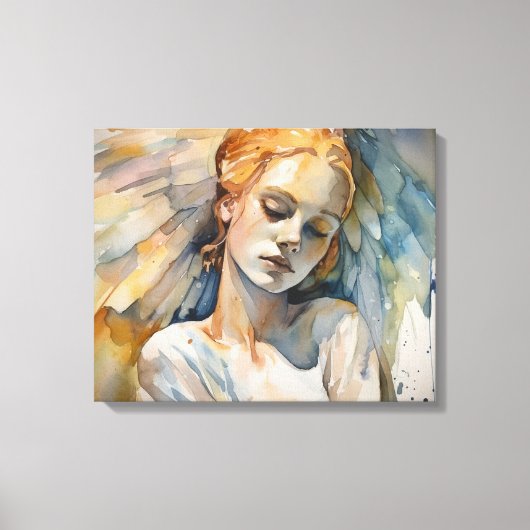 Slaapengel Canvas Afdruk (Voorkant)