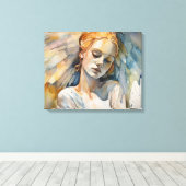 Slaapengel Canvas Afdruk (Insitu (Houten vloer))