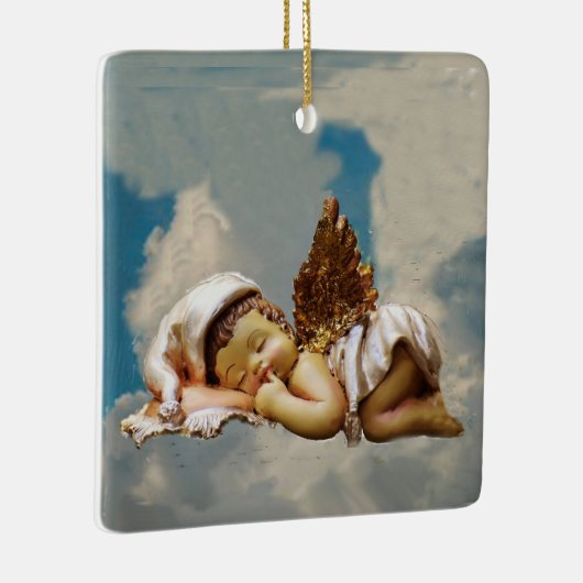 Slaapengel Keramisch Ornament (Rechts)