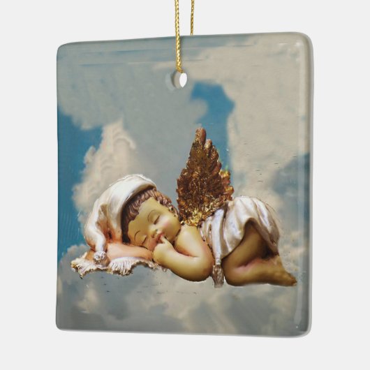 Slaapengel Keramisch Ornament (Links)