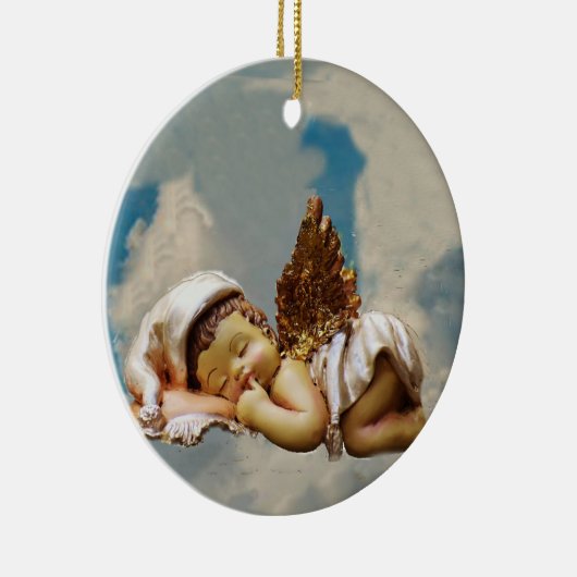 Slaapengel Keramisch Ornament (Rechts)