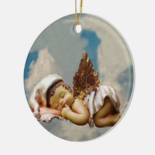 Slaapengel Keramisch Ornament (Links)