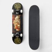 Slaapengel tussen sterren Fantasy Art Persoonlijk Skateboard (Voorkant)